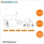 720P Outdoor waterproof wireless new model cctv camera