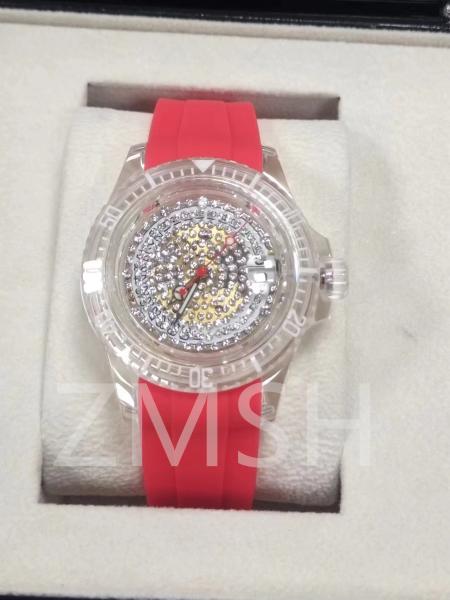 Round Square Oval Hexagonal Shape Sapphire Watch Case Waterproof Scratch