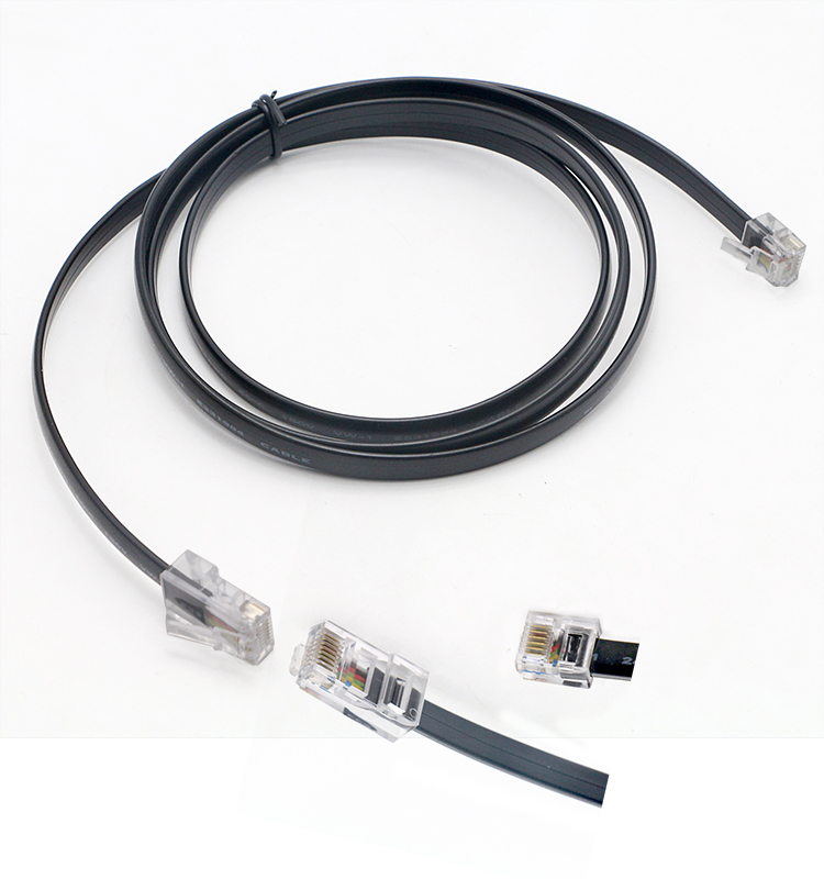 Custom PIN Connection RJ45 8P8C to RJ11 6P4C Telephone ADSL Modem Wan Cable