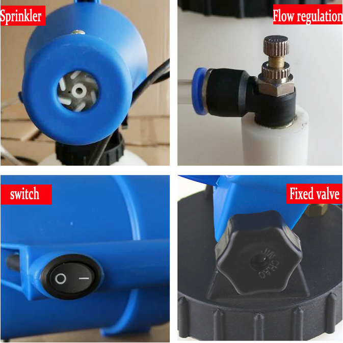 Handheld Mist Lithium Battery ULV Cold Fogger Machine For Garden