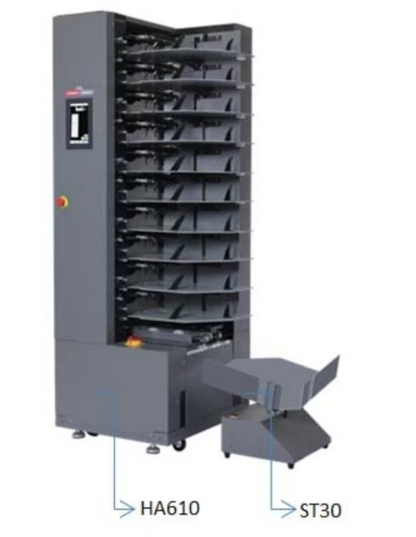 10 Trays Air Suction Automatic Paper Sheet Book Booklet Gathering Machine Equipment
