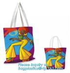 Fashionable promotional natural cotton fabric handle shopping bag,Promotional