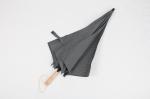 30 Inch Mens Black Golf Umbrella , Wooden Handle Long Shaft Golf Umbrella