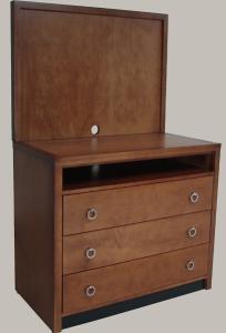 Quality dresser with TV panel /console/wooden hotel furniture,hospitality casegoods DR-55 wholesale