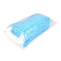 Quality Custom Printed Blue Disposable Medical Mask Hypoallergenic Perfect Fitting wholesale