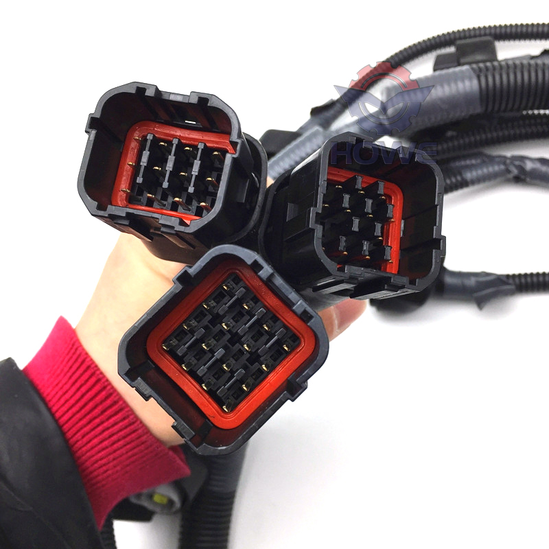 Building Material Shops Excavator Parts SK330-8 SK350-8 J08 Engine Wiring Harness VH82121E0301