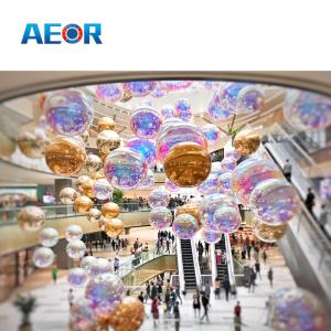 Quality CE / CPC Certified Size &amp; Color Customizable Inflatable Mirror Ball For Christmas Decoration wholesale