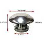 Stamping 8" Chimney Flue Rain Caps Rain Proof corrosion resistant