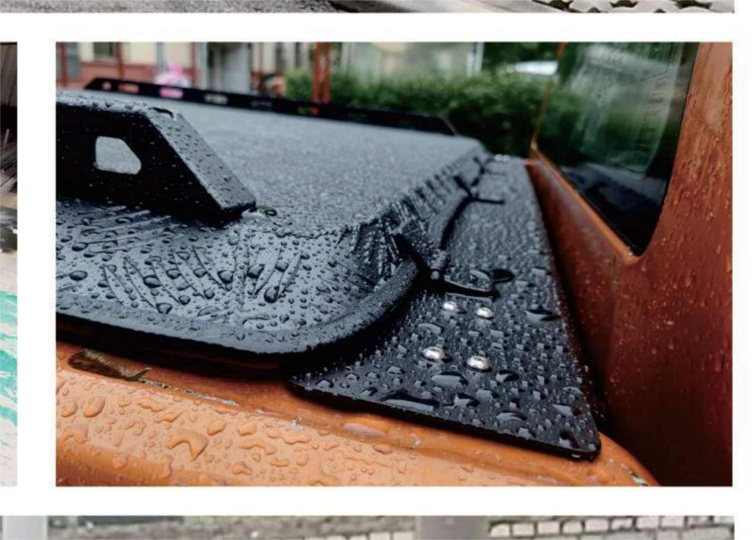 Roll Up Operation Hard Type Car Offroad Universal Aluminium Folding Truck Bed Cover