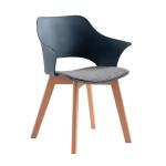 PP Plastic Modern Leisure Chair Ergonomic Living Room Furniture