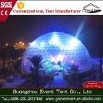 Large Diameter 25m Aluminium Structure Outdoor Dome Tent With Sandwich Wall