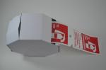 SGS PVC Danger Locked Out Black White Durable Cardstock Tag Signs