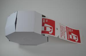 Quality SGS PVC Danger Locked Out Black White Durable Cardstock Tag Signs wholesale