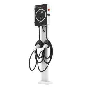 Quality Wall Mounted Portable Ev Charger High Strength With 5m Type 2 Cable RFID Cards Included wholesale