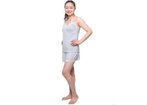 Quality Short Loungewear Set Super Soft Womens Summer Nightwear Lace Decoration wholesale