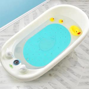 Quality LFGB Bathroom Silicone Shower Mat Thickened Waterproof Sturdy wholesale