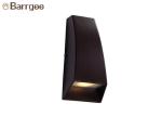 Matt Black Contemporary Double LED Outdoor Wall Lights Fixture Up & Down