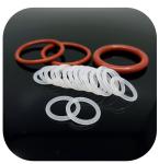 EPDM FKM Nitrile Rubber O Ring Gasket for Mechanical Parts As per Buyer's