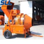 750L Twin Shaft Concrete Cement Mixer , Horizontal Industrial Concrete Mixer