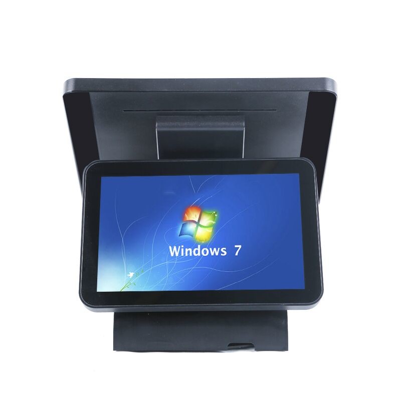 J3710 15 Inch Windows POS System Dual Panel All In One Touch Screen