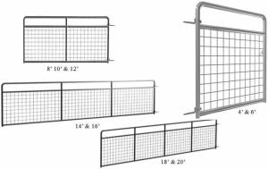 Quality Gate I Stay 8' (2400mm) - Mesh Farm Field gates livestock Brisbane Pick up wholesale