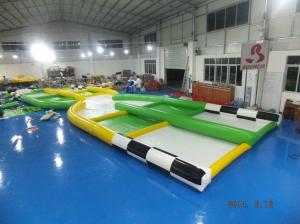 Quality Giant Zorb Collision Track / Inflatable Zor Ball Track For Sport Games wholesale
