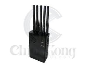 Quality 5 Bands Portable Handheld Signal Jammer Built - In Battery For 4G LTE Cellphone wholesale