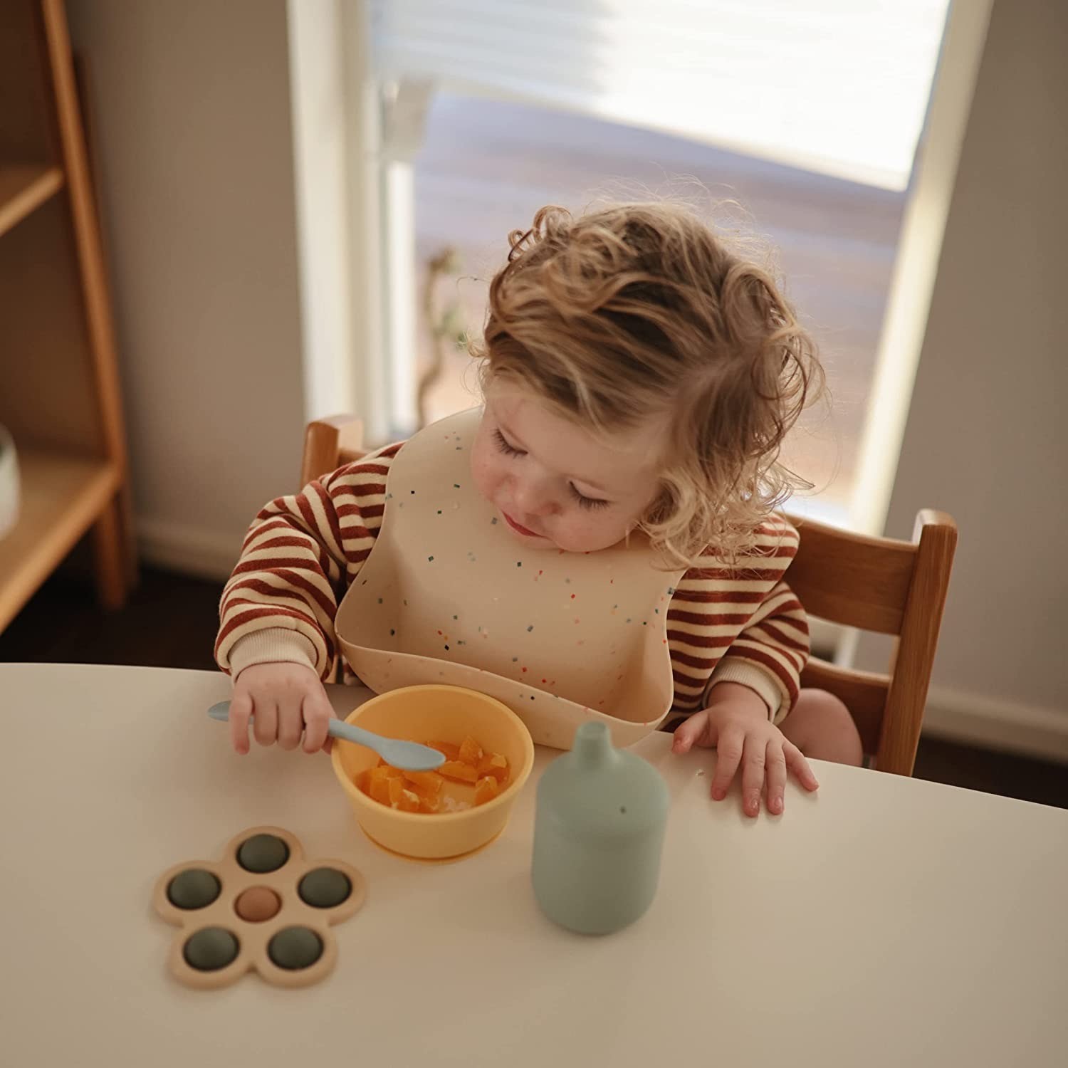 Leakproof Durable Suction Plates And Bowls , Harmless Silicone Baby Bowls Suction