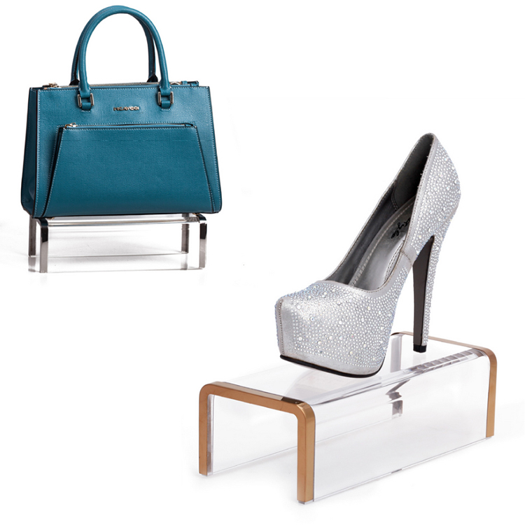 Shoe Point Of Purchase Pop Display Retail Store Bag Rack And Shoe Rack