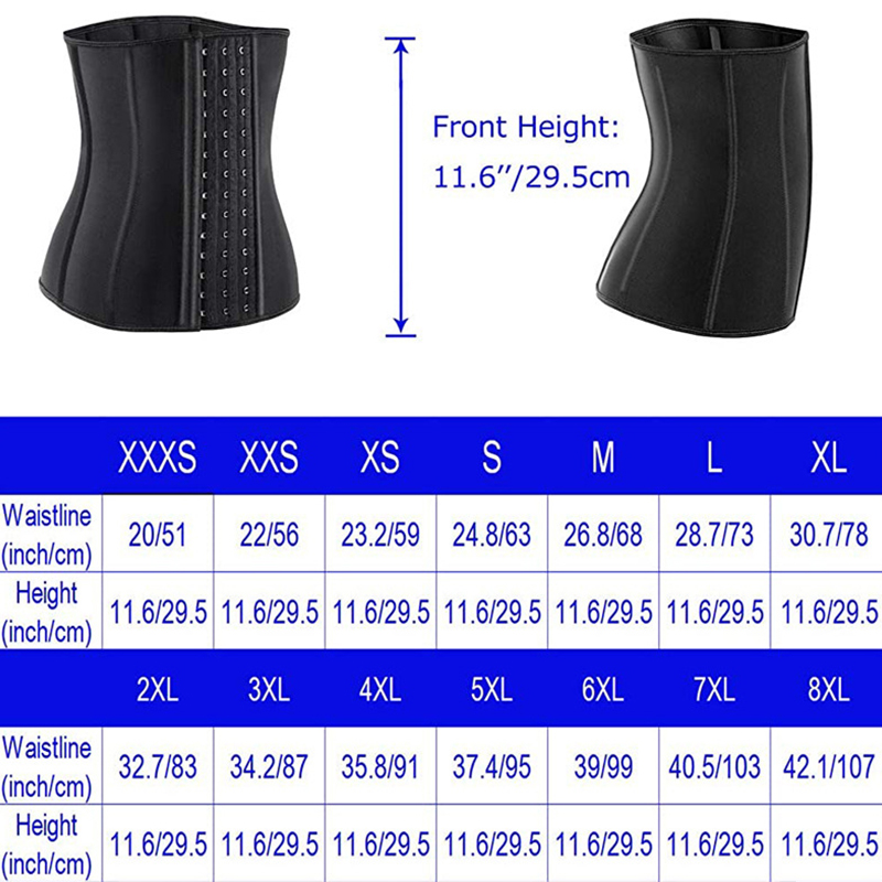 Girdle Tummy Control Waist Trainer Polyester Material With Steel Extender