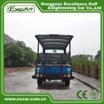 8 Seater Electric Shuttle Bus With 12*6v Trojan Battery Steel Alloy Frame