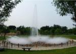 Smoking Fog Mist Landscape Water Fountain , Small Garden Fake Water Fountain