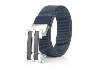 Quality 110cm Length Mens Elastic Stretch Belts with Brass Auto Buckle wholesale