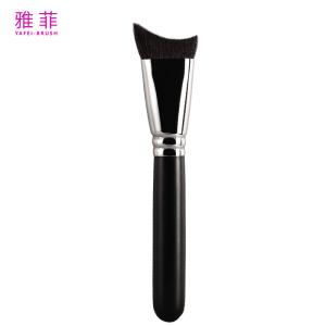 Quality A81 Oblique Angled Shadow Brush Single Wool Powder Blush Brush Cruelty free wholesale