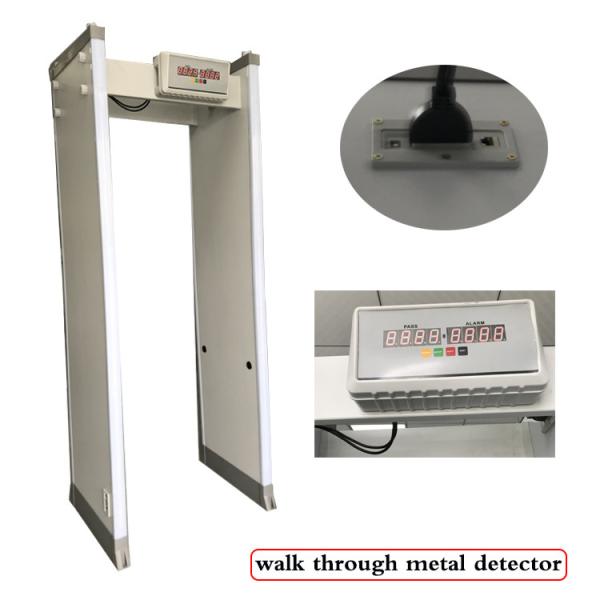 Waterproof Walk Through Security Scanners 33 Detection Zones For Sensitive