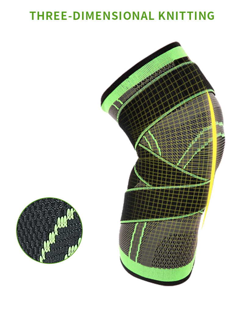 Multicolour Sports Knee Pads Breathable Nylon Knee Pads For Bike Riding