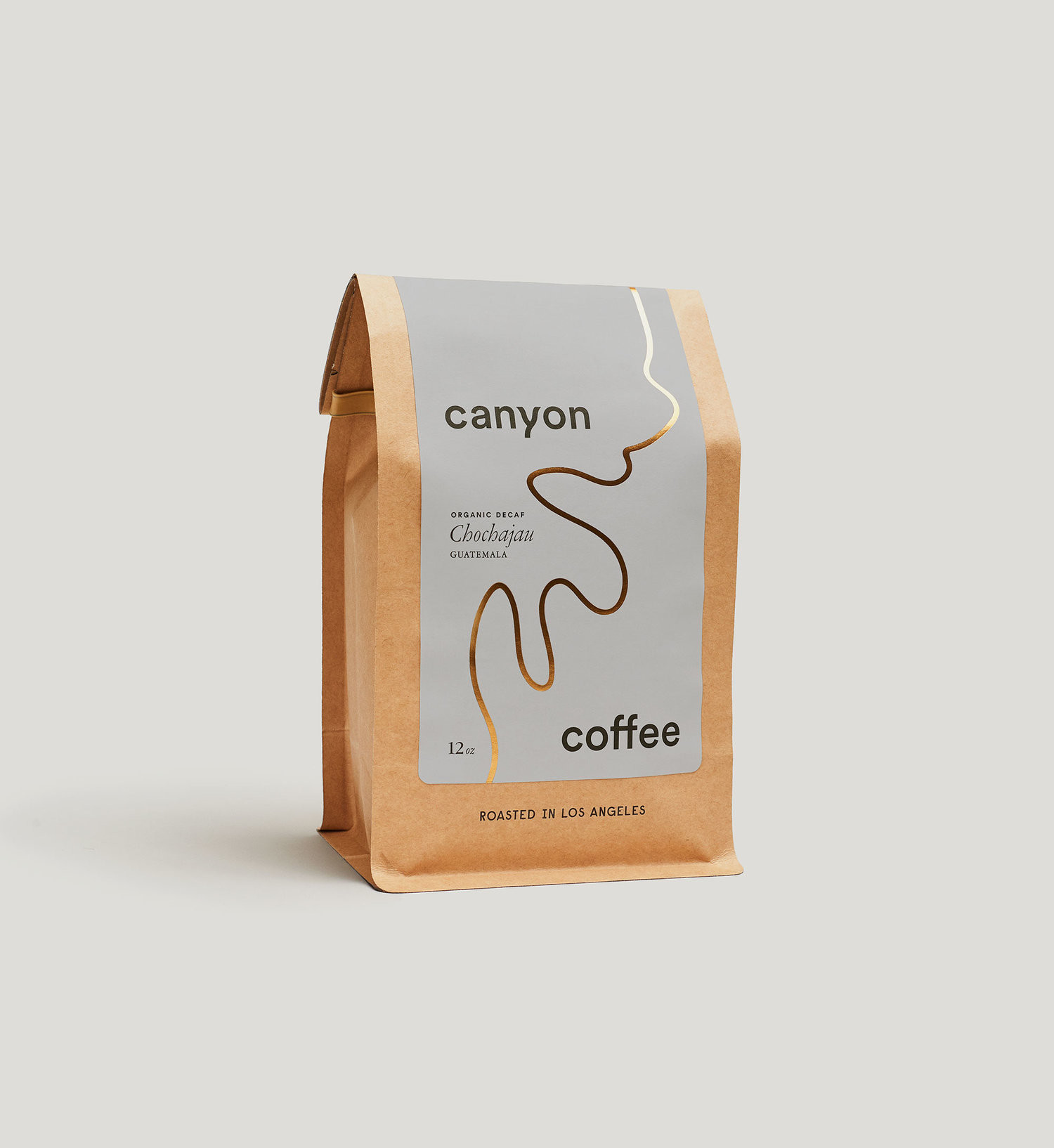 150microns Flat Bottom Coffee Pouch With Hot Stamping 340g