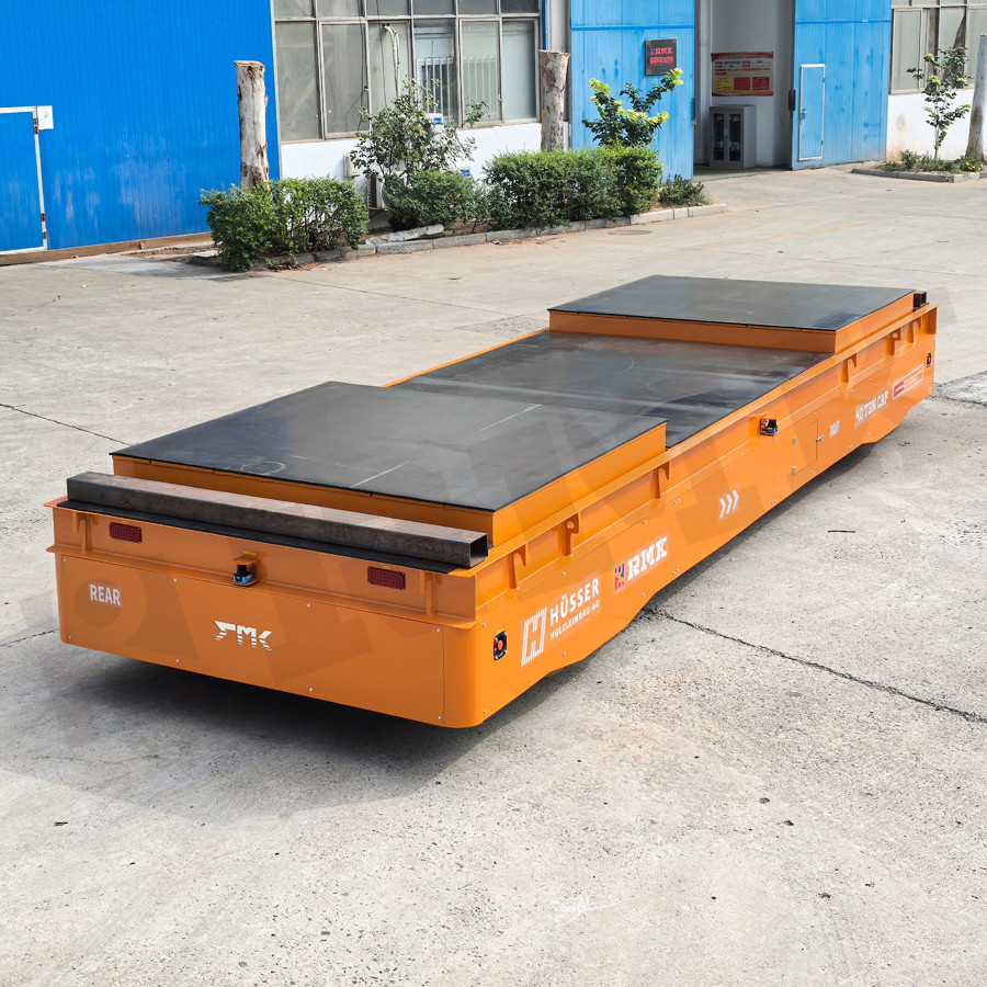 Electrically Driven Industrial Transfer Cart 30 Ton Heavy Load Battery Transfer Cart