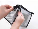 Women Transparent Cosmetic Bag with zipper EVA PVC OPP Material