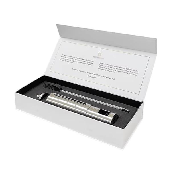 Custom Luxury Magnetic Box Flip Cardboard White Paper Magnetic Packaging Gift