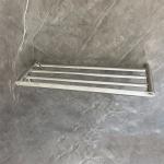 Polished Sus304 Bathroom Towel Holder Silver For Hotel