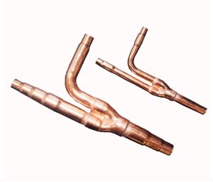 China High Durability Heat Exchanger Components of Branch Copper Pipe on sale
