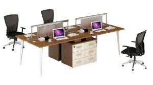 Quality wholesale 4 person melamine office workstaion table furniture wholesale