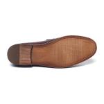 Comfortable Mens Genuine Burgundy Leather Dress Shoes