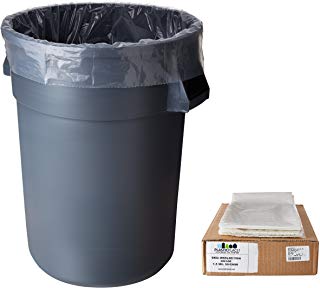 Embossing 0.05mm Thickness Biodegradable Waste Bags CMYK 45 Gallon