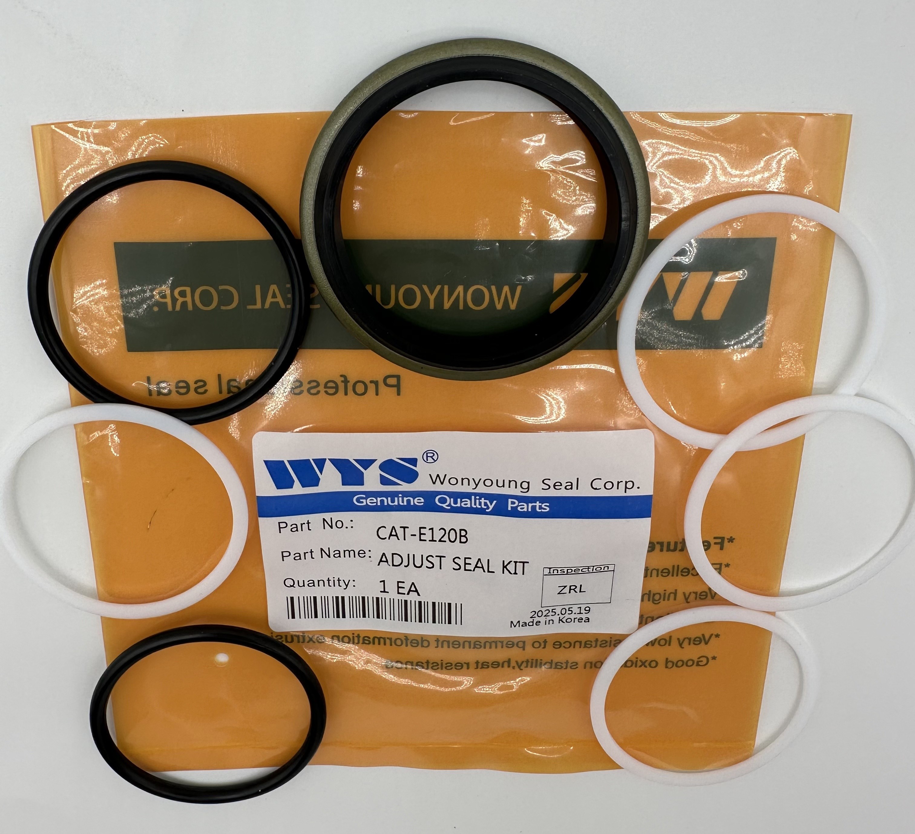 WYS Caterpillar NO CAT-E120B ADJUST SEAL KIT