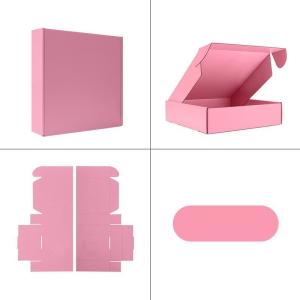 Quality Paper Cardboard Corrugated Folding Gift Box Clothes Dessert Cosmetic Fruit Gift Packing Box wholesale