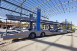 2 Axle Car Auto Transporter Semi Trailer Wabco Relay Valve Guaranteed