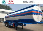 42000 Liters Road Fuel Tanker Trailer High Durability With Airbag Suspension