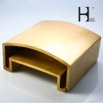 Chinese brass stairs handrail brass extrusion profiles supplier Brass Copper